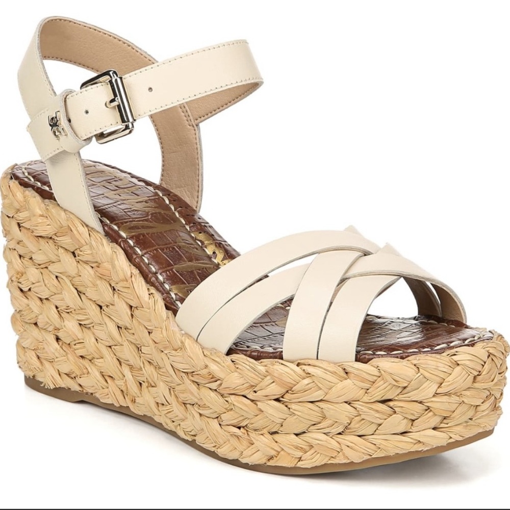 Sam Edelman Darline Braided Platform Wedge Sandals